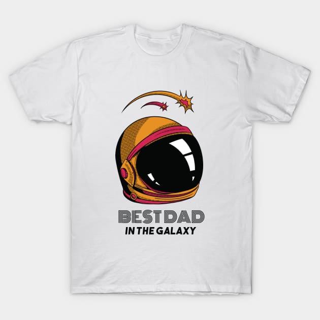 Daddy funny - Best dad ever in the galaxy T-Shirt by Midoart